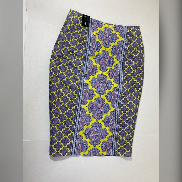 The limited pencil skirt medallion green blue - Picture 2 of 8